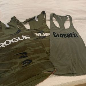 3 CrossFit tanks size small and xs